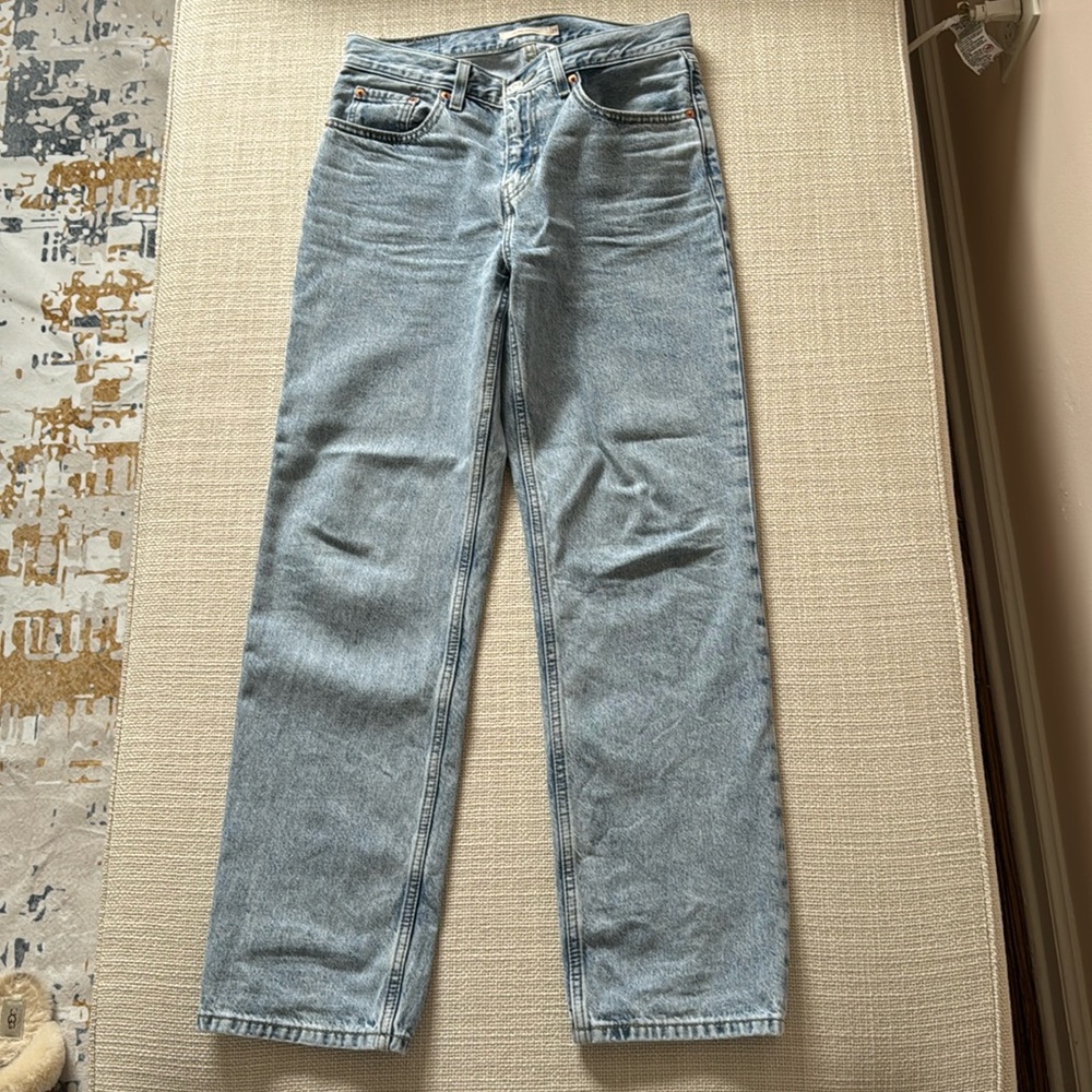 Levi’s Women’s low pro straight jeans